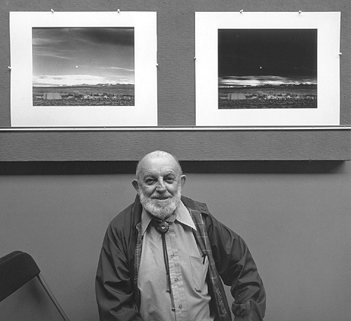 Ansel Adams with straight and fine print of Moonrise